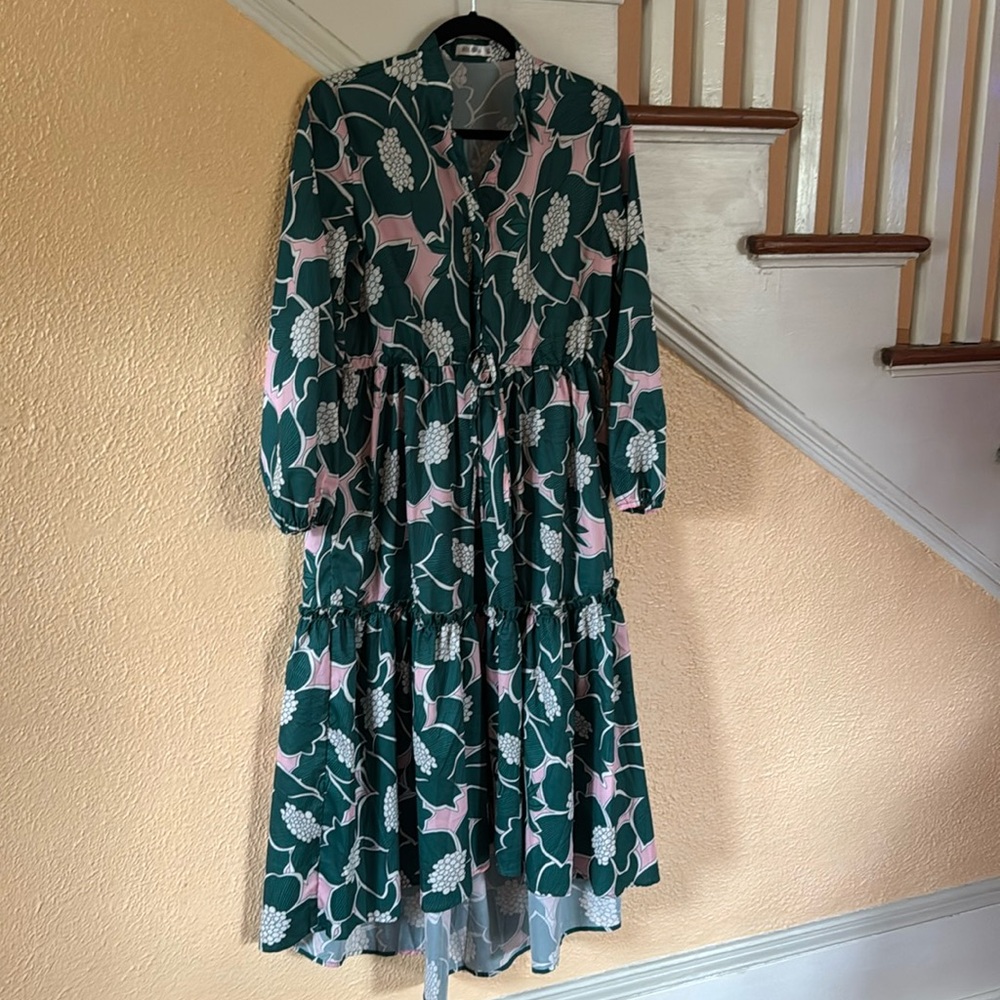 Printed bohemian dress